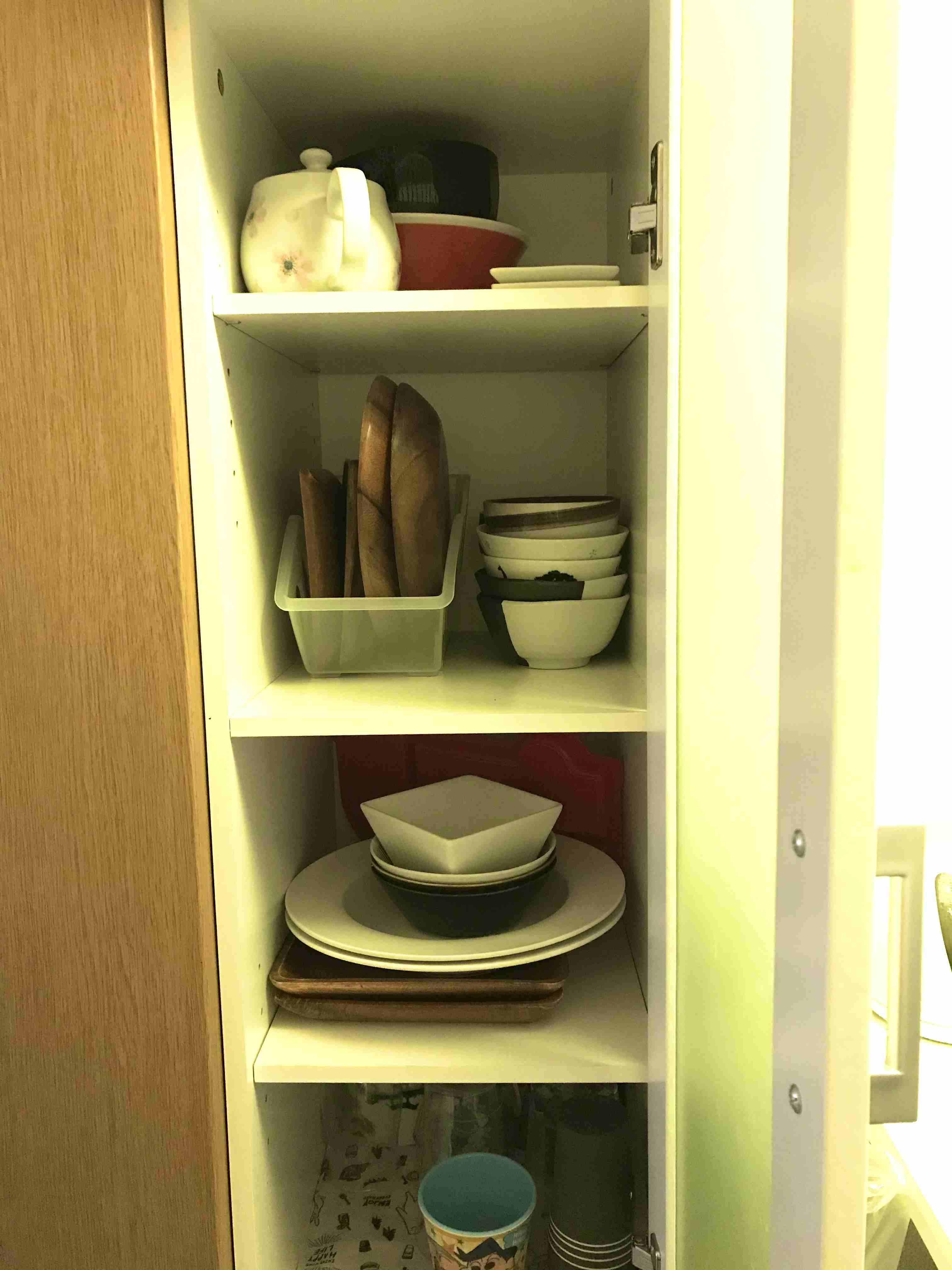 食器棚の中身を見せてください