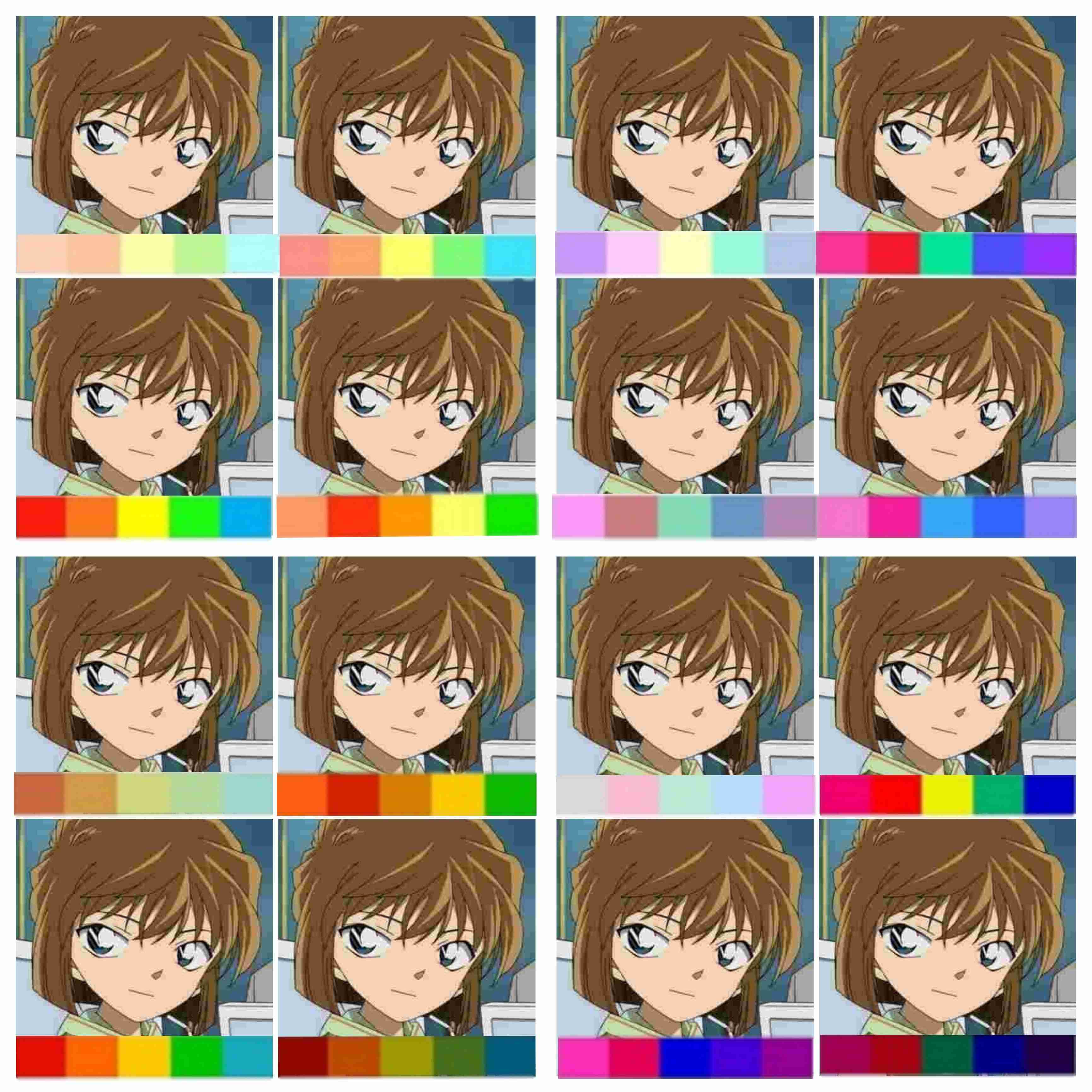 漫画、アニメキャラのパーソナルカラー