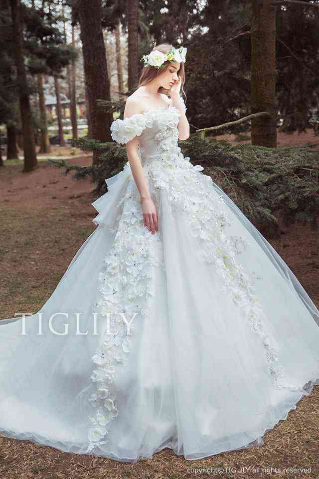 綺麗なウエディングドレスがみたい