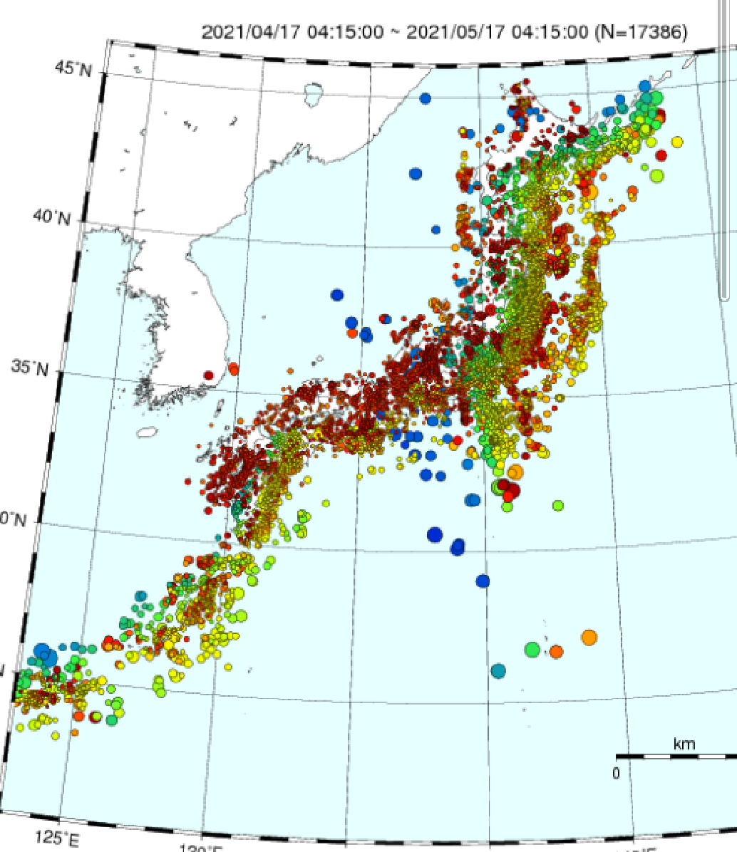 【地震】宮城・福島で震度4 津波の心配なし