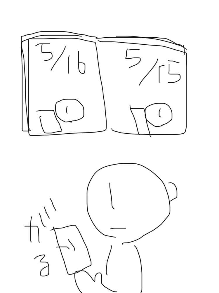 絵日記（本文）を書くと誰かが絵をつけてくれるトピ