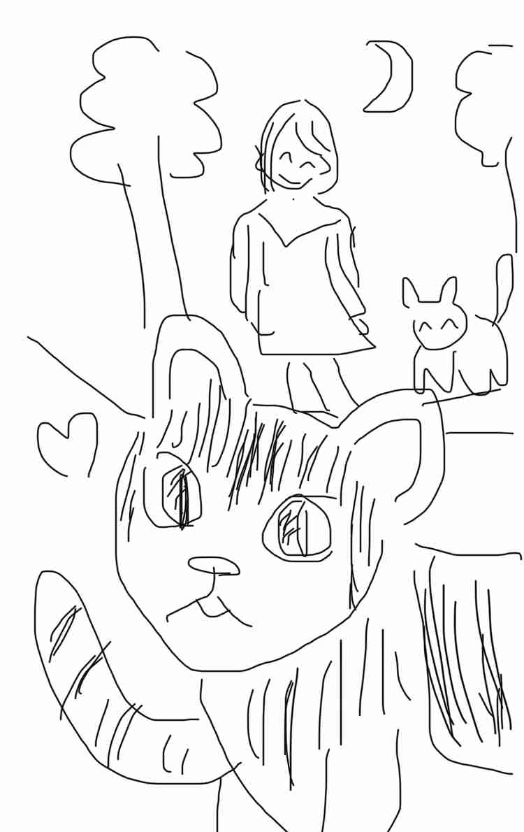 絵日記（本文）を書くと誰かが絵をつけてくれるトピ