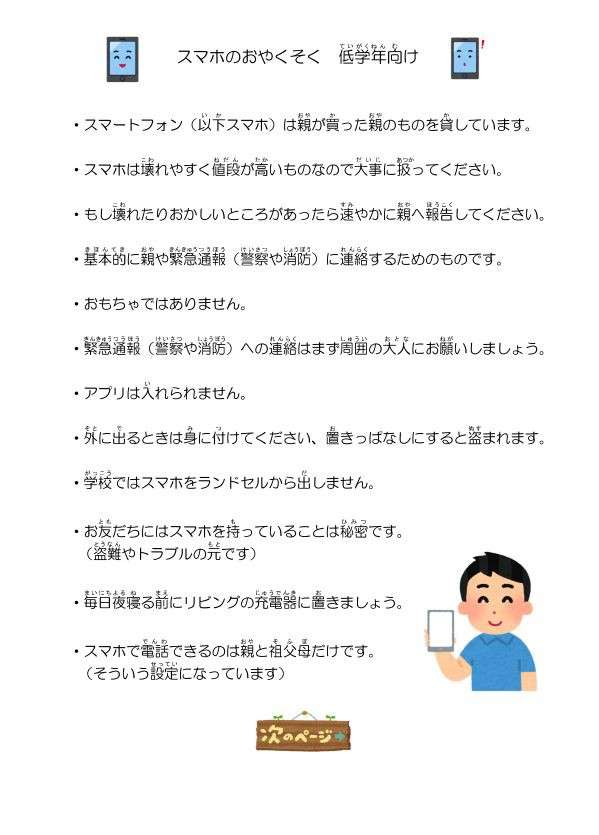 キッズ携帯について☎️