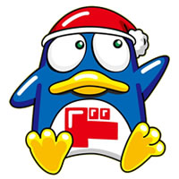 企業マスコットを愛でるトピ