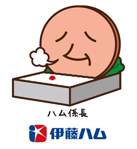 企業マスコットを愛でるトピ