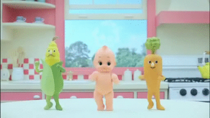 企業マスコットを愛でるトピ