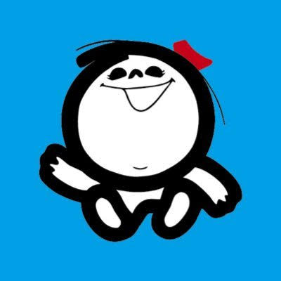 企業マスコットを愛でるトピ