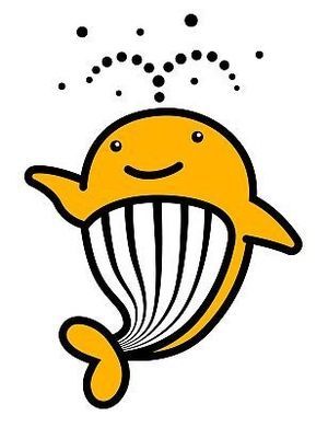 企業マスコットを愛でるトピ