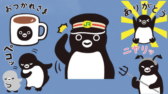 企業マスコットを愛でるトピ