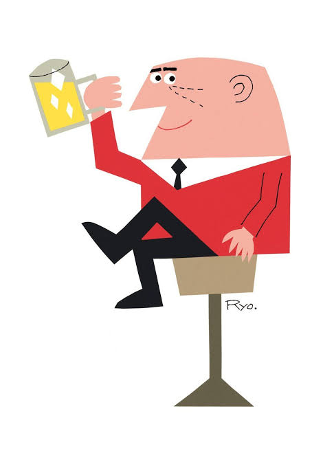 企業マスコットを愛でるトピ