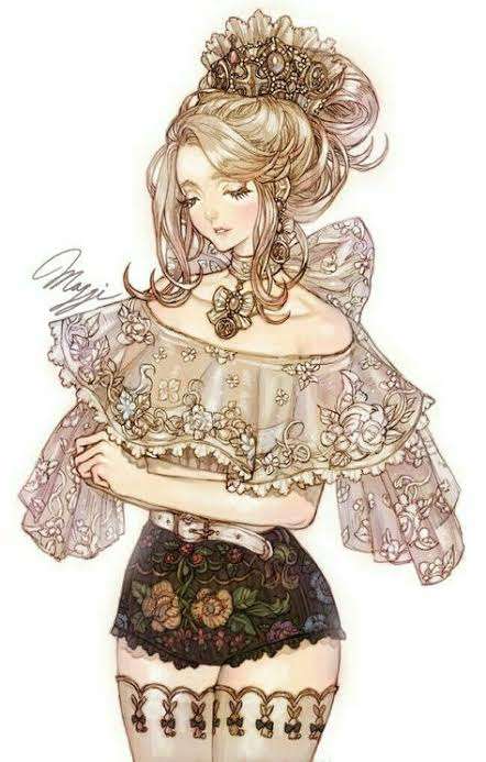 二次元(アニメ・漫画)のお洒落なファッションの画像が見たい!