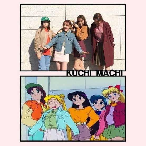 二次元(アニメ・漫画)のお洒落なファッションの画像が見たい!