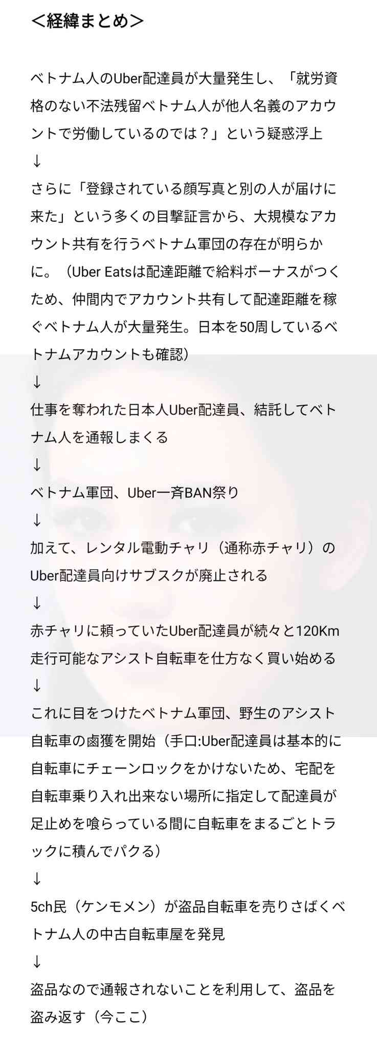 ウーバーイーツ日本法人を書類送検、不法就労助長疑い ガールズ