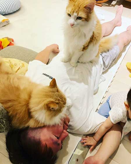 猫好き男性有名人！