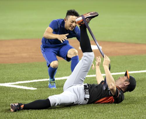 プロ野球のツーショット画像を貼ろう❗️