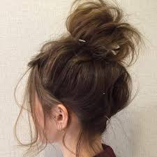 ハチが張っている人のヘアスタイル