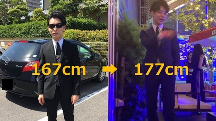 男性の身長