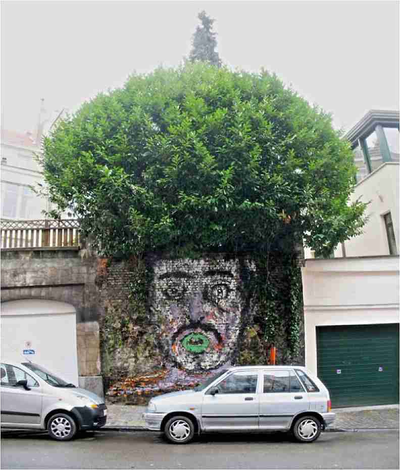 ストリートアート画像を貼るトピ