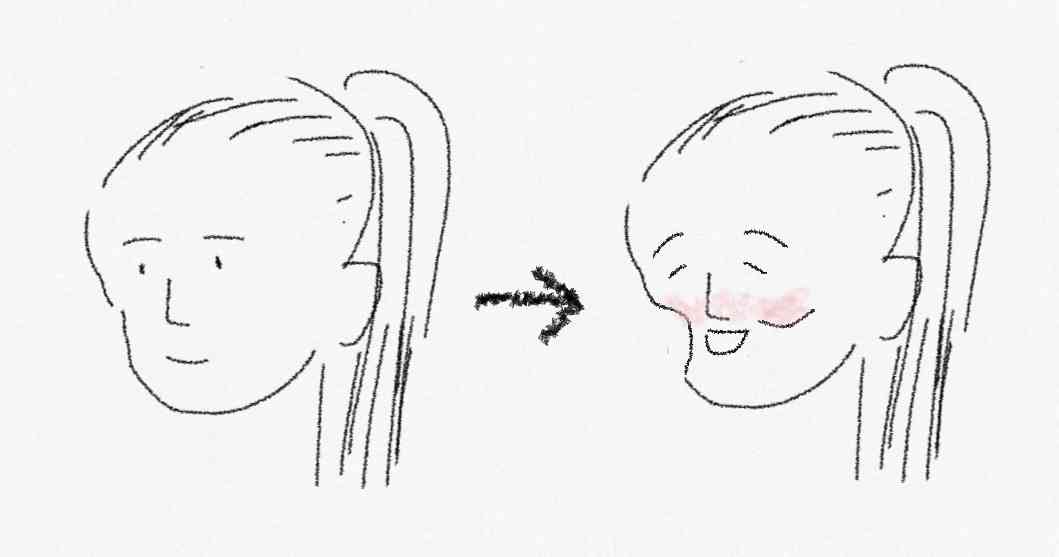 噛み合わせはいいけどしゃくれの人