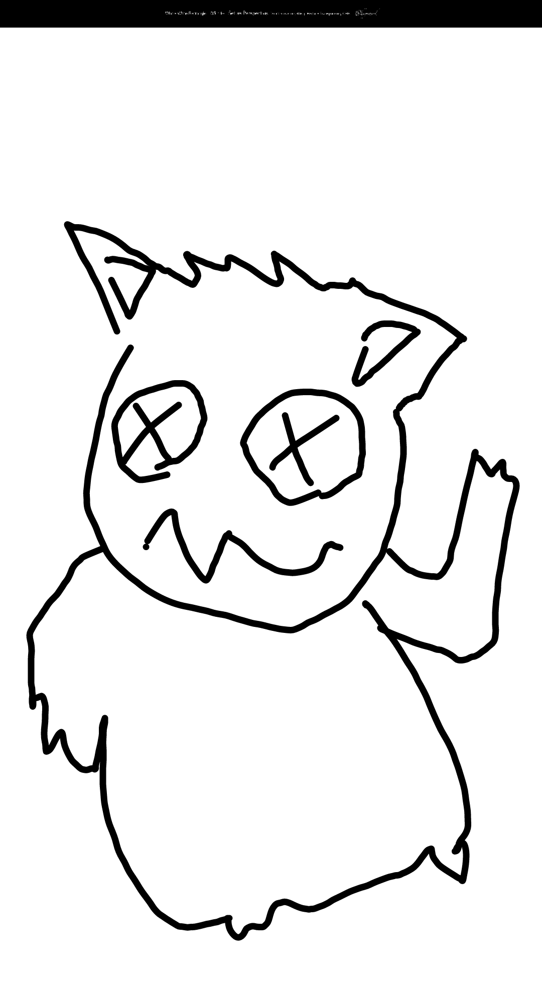 サンリオのキャラクターを何も見ないで描いてみるトピ