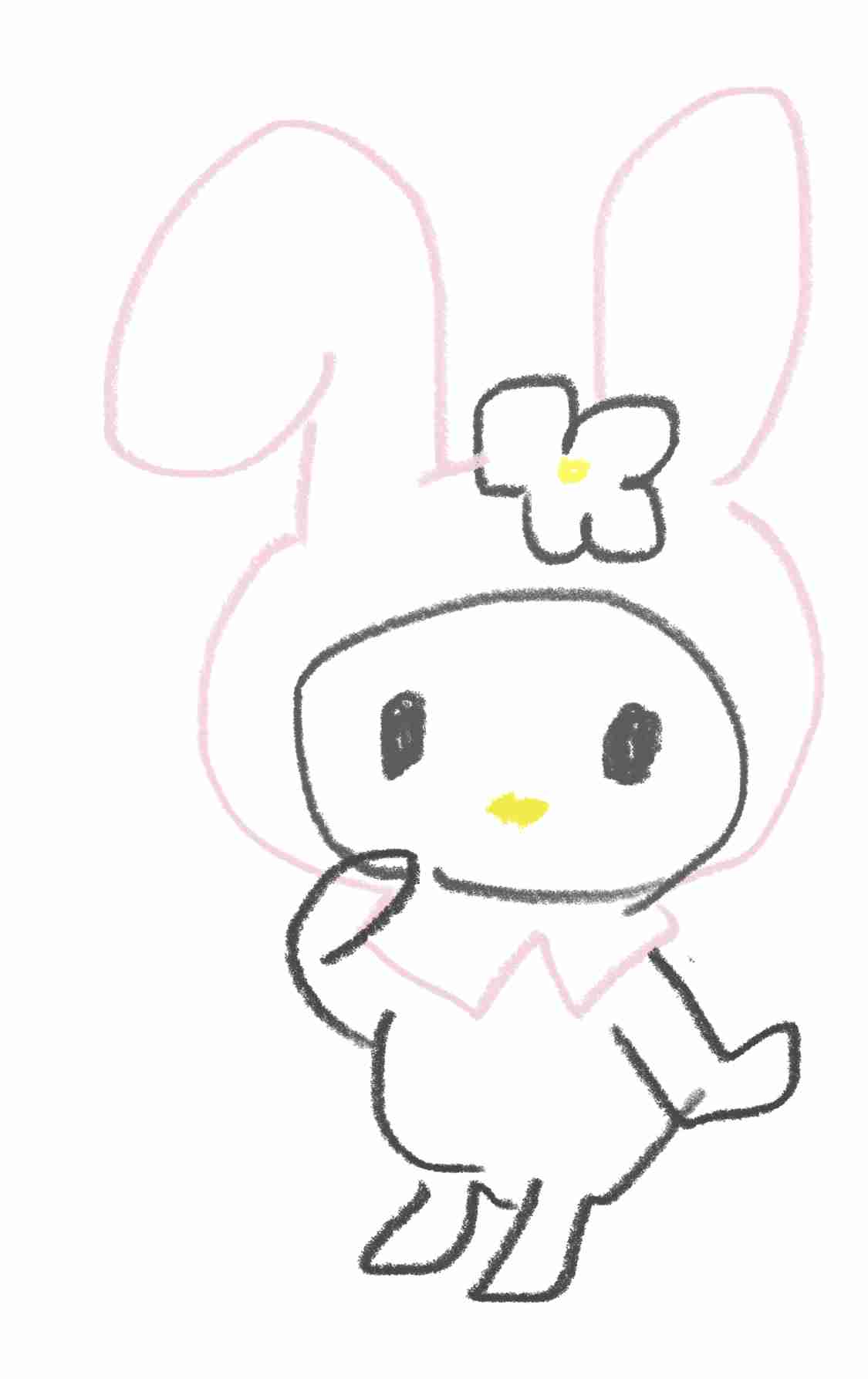 サンリオのキャラクターを何も見ないで描いてみるトピ