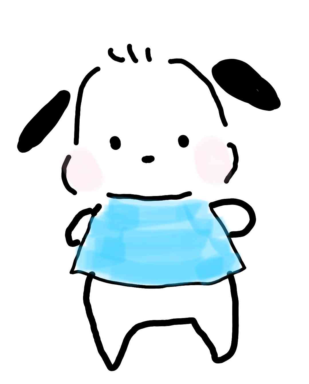 サンリオのキャラクターを何も見ないで描いてみるトピ