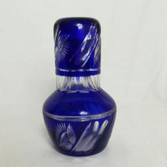 青いガラス小物が見たい！