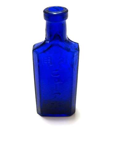 青いガラス小物が見たい！