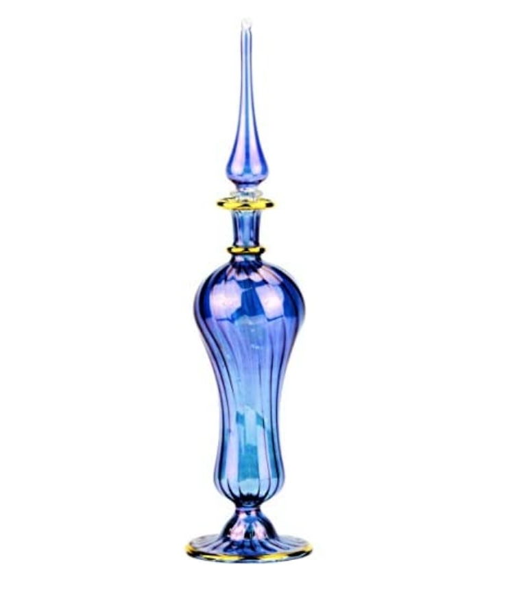 青いガラス小物が見たい！