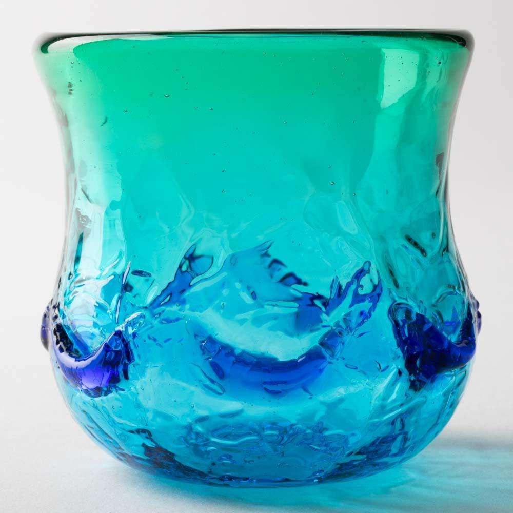 青いガラス小物が見たい！