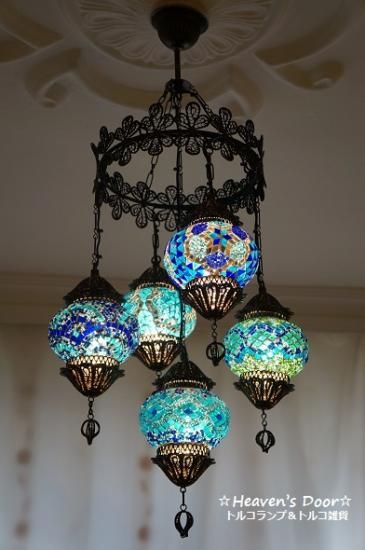 青いガラス小物が見たい！