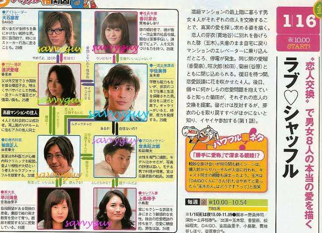 ラブシャッフル見てた方久しぶりに語りませんか〜