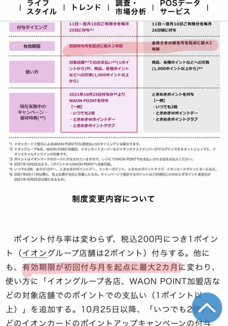 イオンカード、「ときめきポイント」の付与を終了　WAON POINTを付与