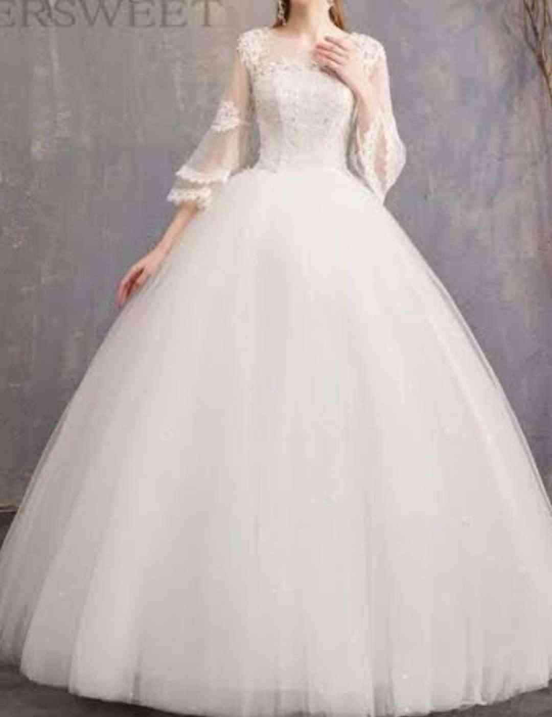 【ウェディングドレス】二の腕がやばい