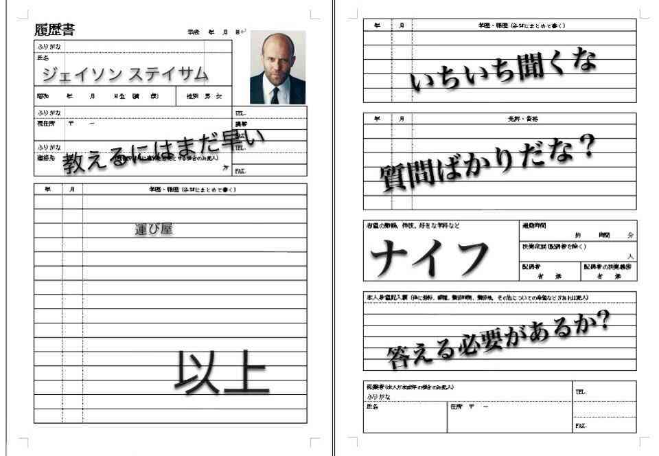 【雰囲気だけ】ジェイソン・ステイサムっぽくコメントするトピ❢ 💪
