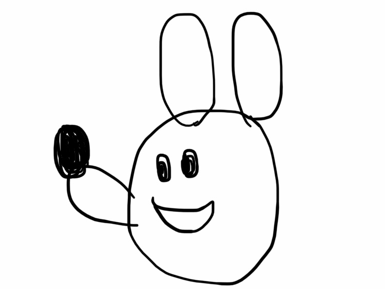 何も見ずにミッキーマウスを描くトピ