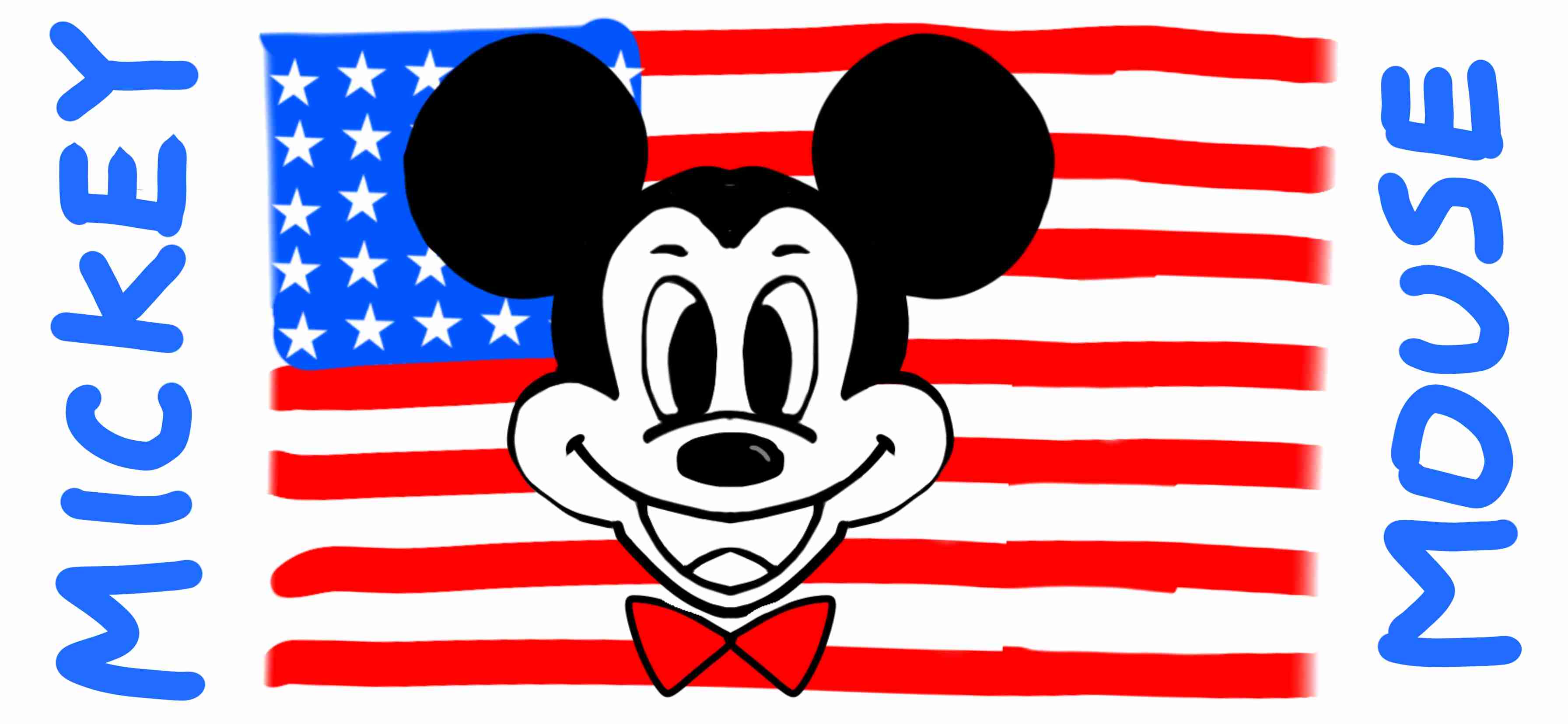 何も見ずにミッキーマウスを描くトピ