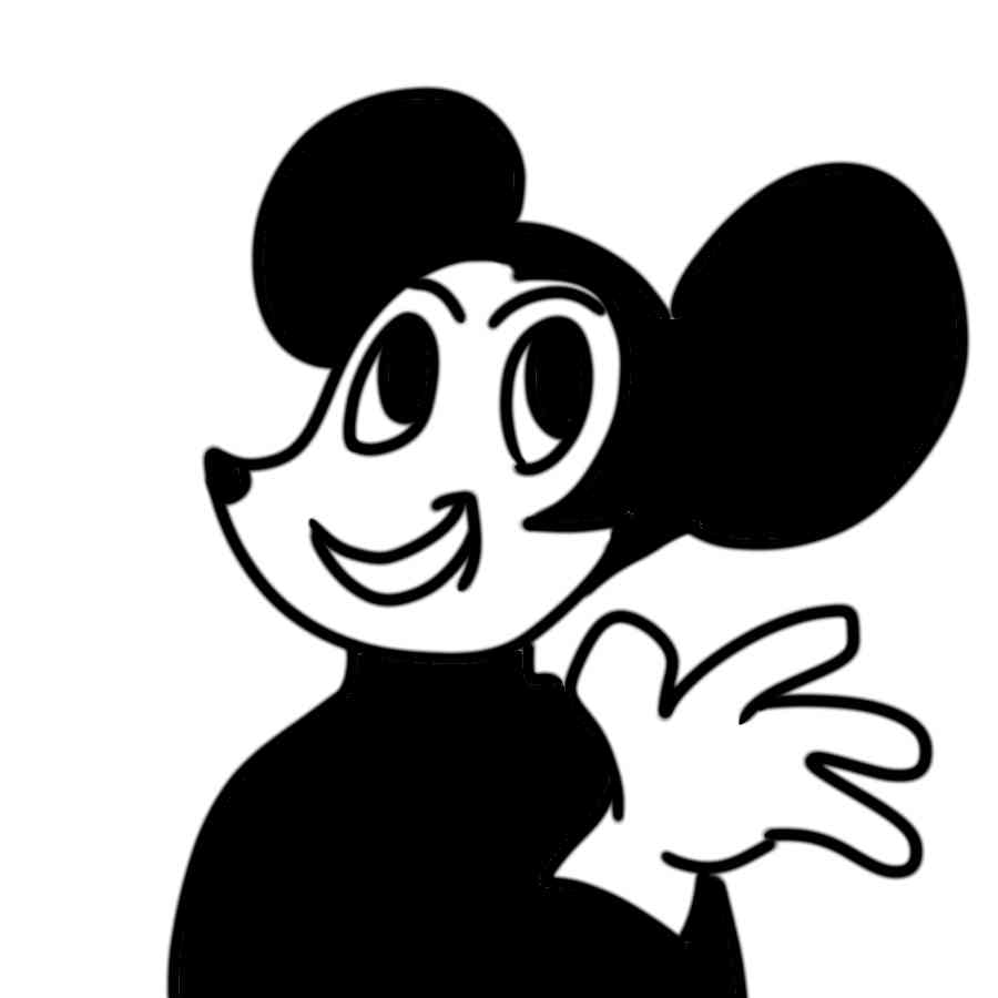 何も見ずにミッキーマウスを描くトピ