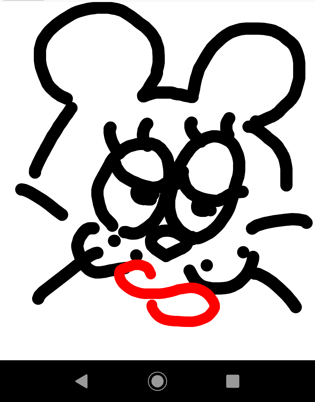 何も見ずにミッキーマウスを描くトピ