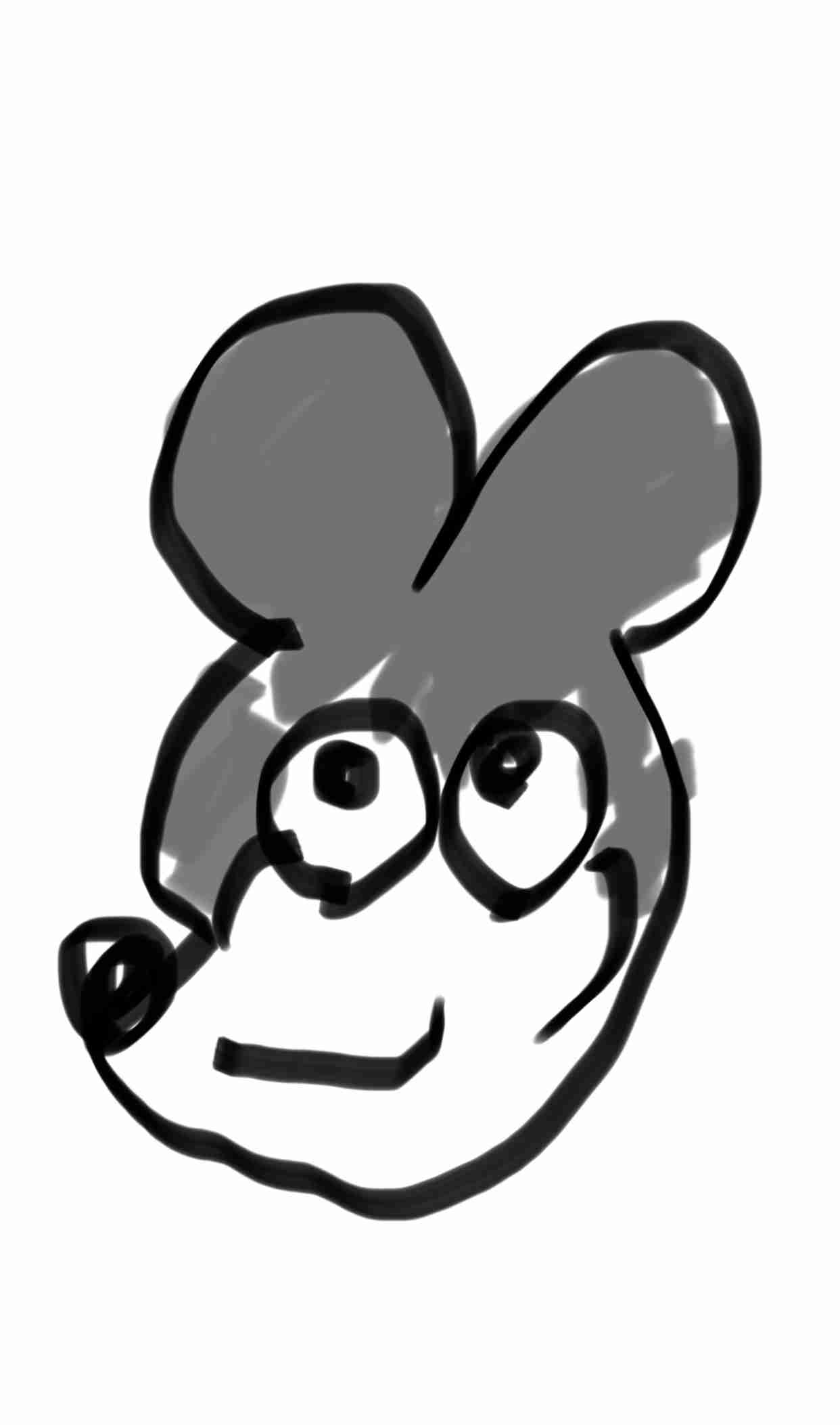 何も見ずにミッキーマウスを描くトピ