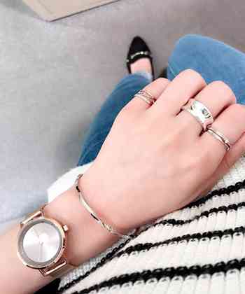 ごつい手にも似合う指輪