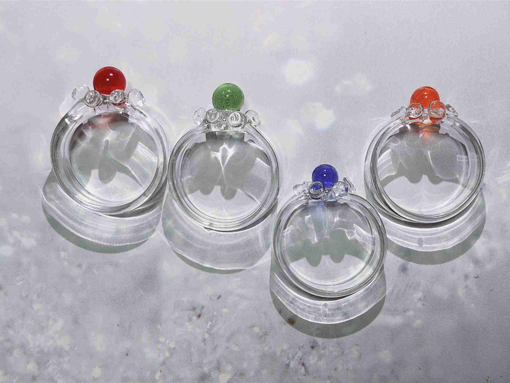 ごつい手にも似合う指輪