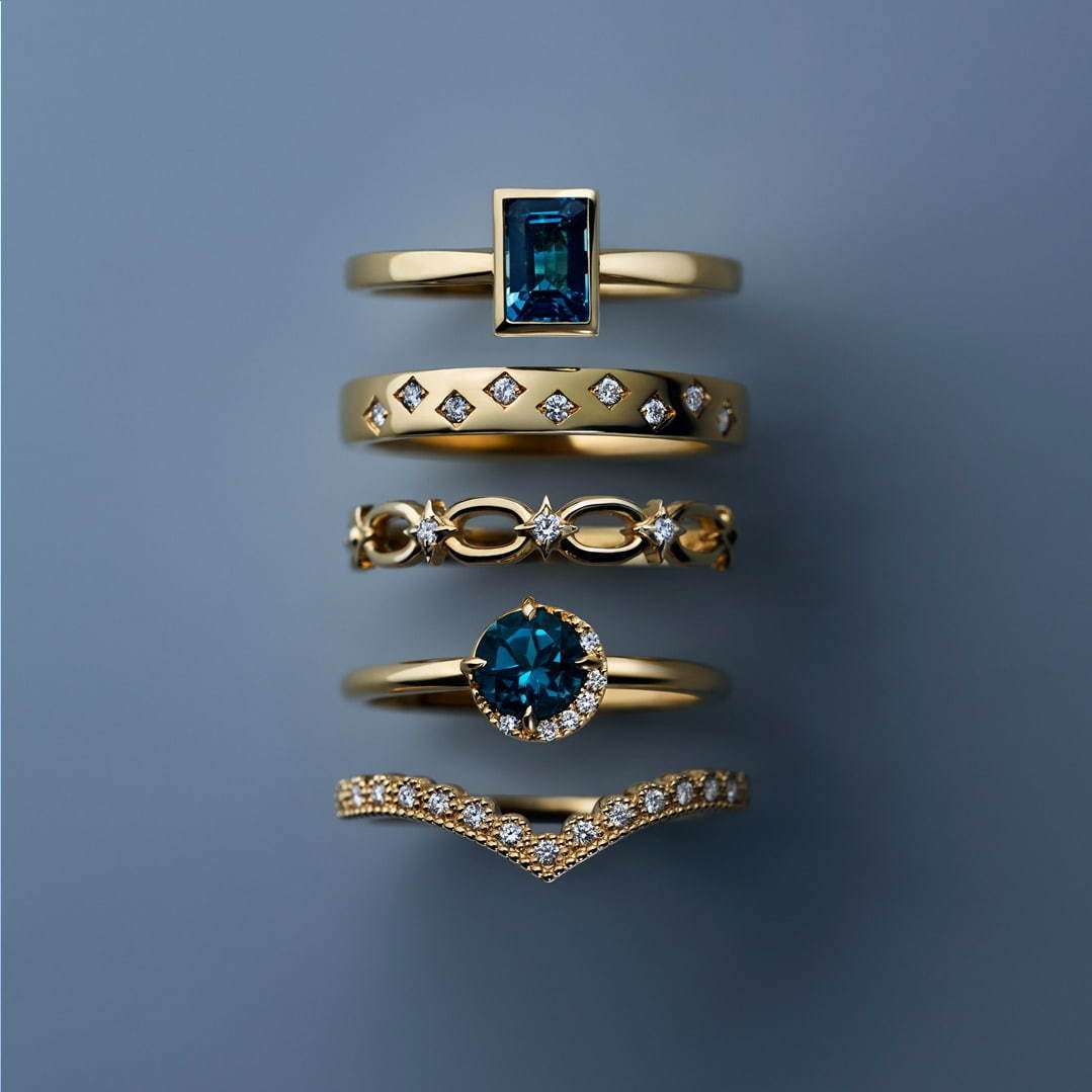 ごつい手にも似合う指輪