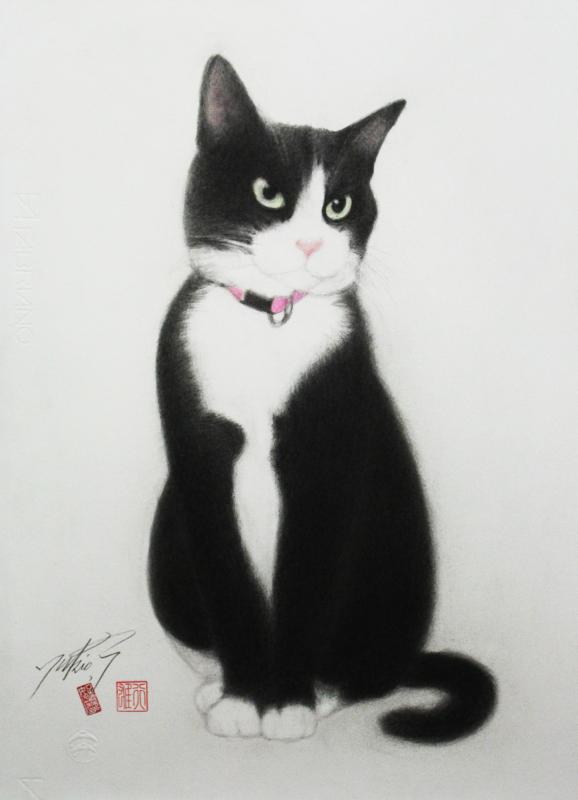芸術作品の中の猫