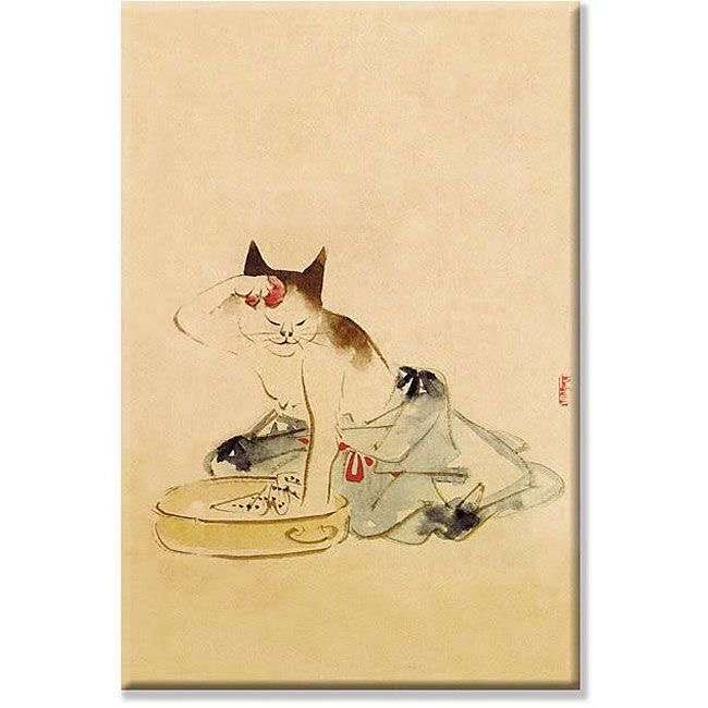 芸術作品の中の猫