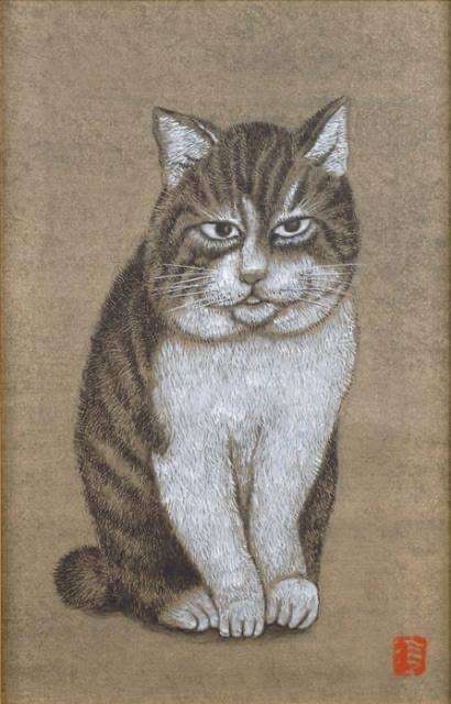 芸術作品の中の猫
