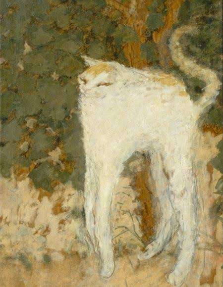 芸術作品の中の猫