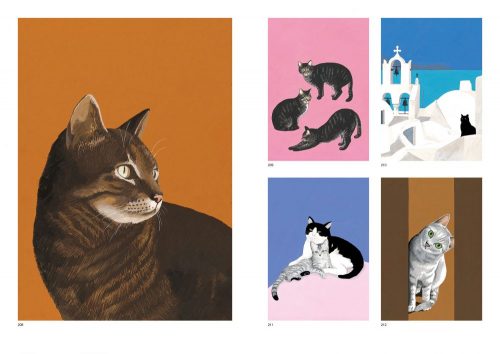 芸術作品の中の猫