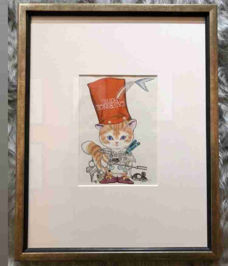 芸術作品の中の猫