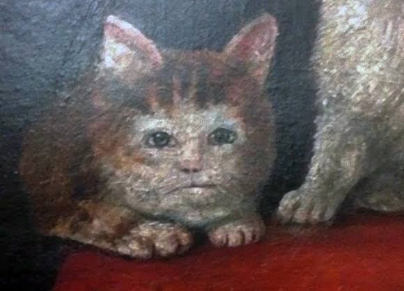 芸術作品の中の猫